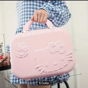 Cute Pink Embossed Character Handbag